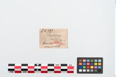 Etiketten zu Bronzemehrkopfnadel (NHMW-PRAE-024782)